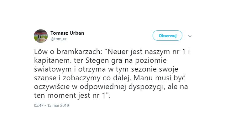 Joachim Loew ogłosił, kto jest bramkarzem nr. 1 w reprezentacji Niemiec!